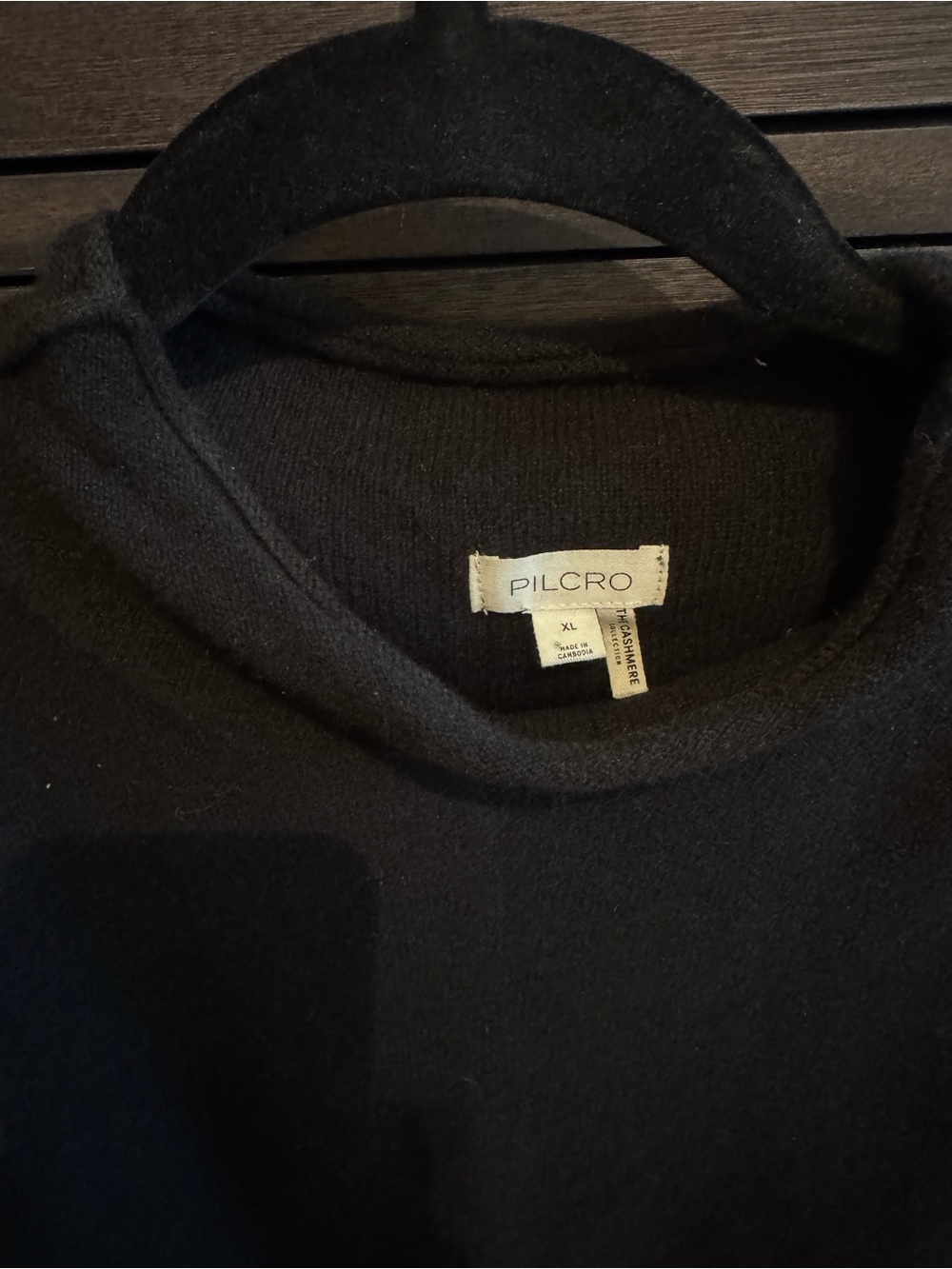Anthropologie Pilcro Alani 100% Cashmere Mock-Neck Sweater - Picture 4 of 5
